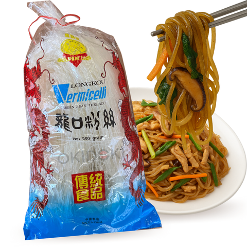 GL Longkou Fideos Cristal Vermicelli de Frijol Mungo 500g
