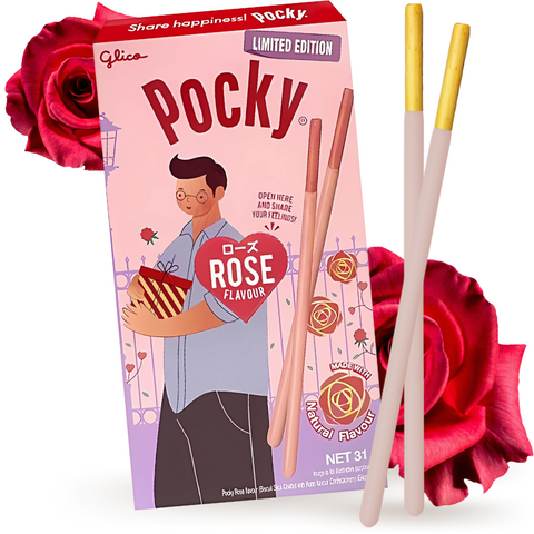 Glico Pocky Sticks Natural Rosé Flavor 31g