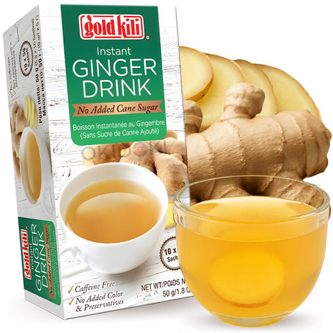 Gold Kili Té de Jengibre Instantáneo (Sin Azúcar) 5g x 10pks