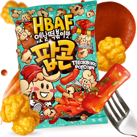 HBAF Popcorn Tteokbokki Flavor 80g