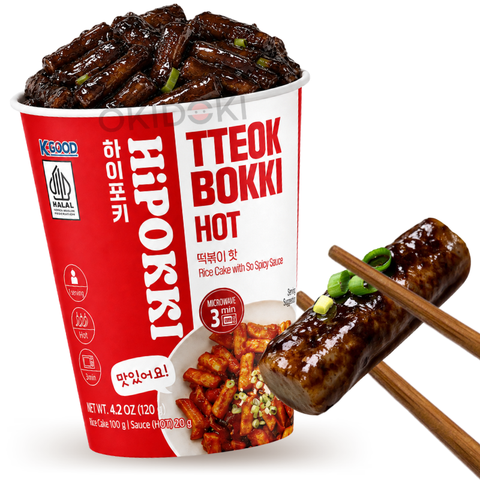 HYHS Hipokki Cup Tteokbokki Sabor Jjajang (Halal) 120g