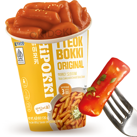 HYHS Hipokki Cup Tteokbokki sabor Original (Halal) 120g
