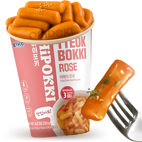 HYHS Hipokki Cup Tteokbokki sabor Rosé (Halal) 120g