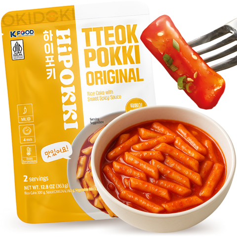 HYHS Hipokki Tteokbokki sabor Original 2 Raciones (Halal) 240g