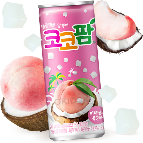 Haitai Bebida Coreana Sabor Coco Melocotón con Nata De Coco 240ml
