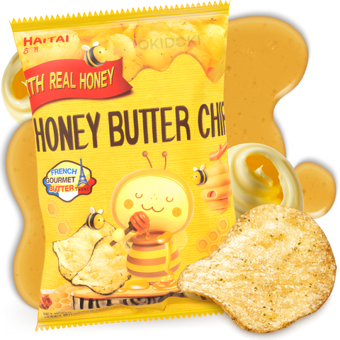 Haitai Patatas Fritas Sabor Mantequilla y Miel 60g