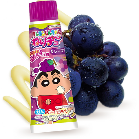 Heart Crayon Shin-chan Caramelo Masticable Sabor Uva 30g