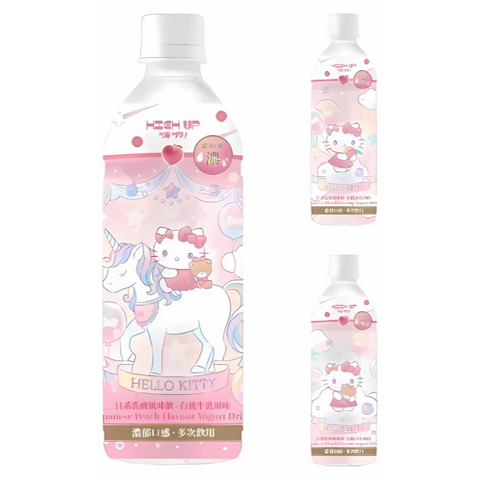 High Up Hello Kitty Bebida de Yogur sabor Melocotón 500ml