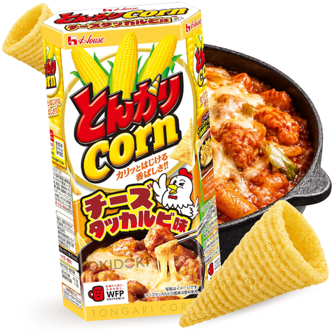 House Tongari Snack de Maíz Sabor Dakgalbi Con Queso 68g