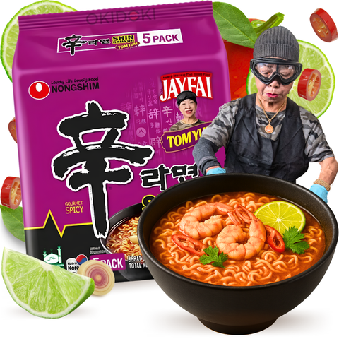 Nongshim Ramen Sabor Tom Yum 123g x 5 Packs