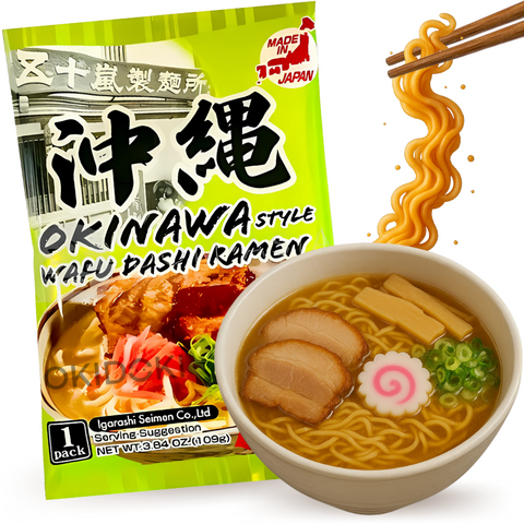 Igarashi Seimen Ramen Japonés Wafu Dashi de Okinawa 109g