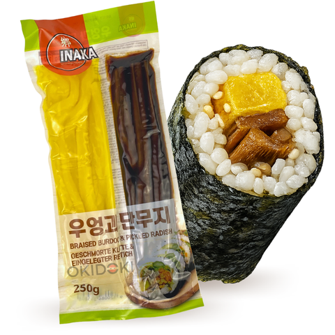 Inaka Rábano y Bardana Encurtidos para Gimbap 250g