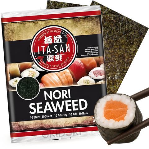 Alga Nori Tostada Ita-san para Sushi/Gimbap (10 folhas) 28g