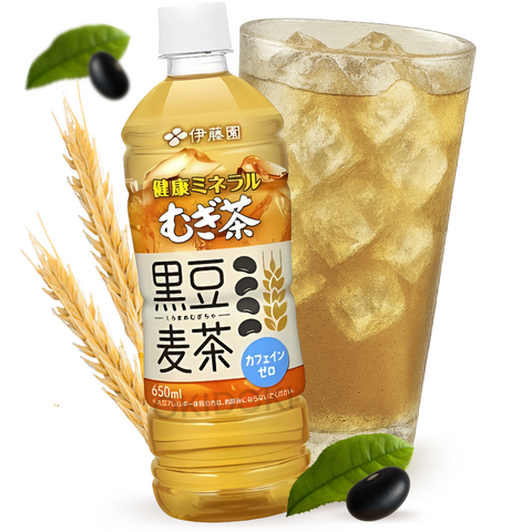 Itoen Black Soybean Barley Tea (Mugicha Healthy Minerals) 650ml
