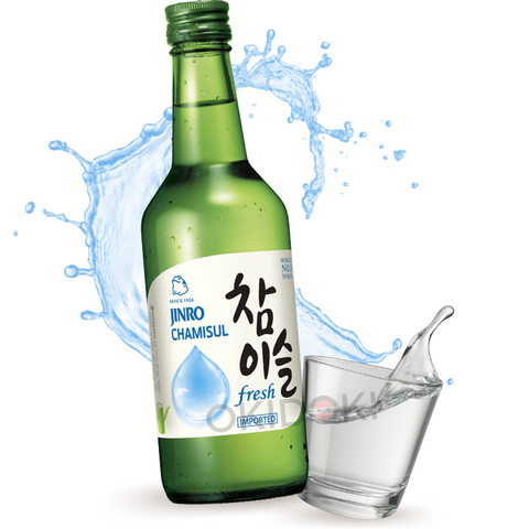 Jinro Soju Original Chamisul Fresh Alc. 16.9% 350ml