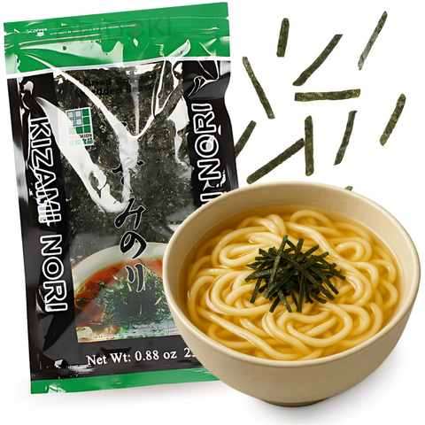 Jhfoods Roasted Nori Seaweed Strips (Kizami Nori) 25g
