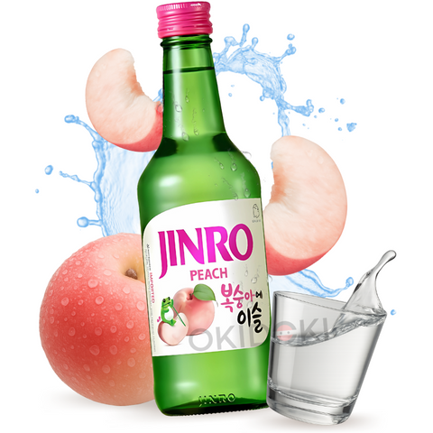 Jinro Soju Perzik Alc. 13% 360 ml
