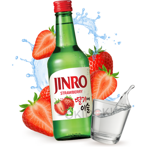 Jinro Soju Strawberry Fresa Alc. 13% 360ml
