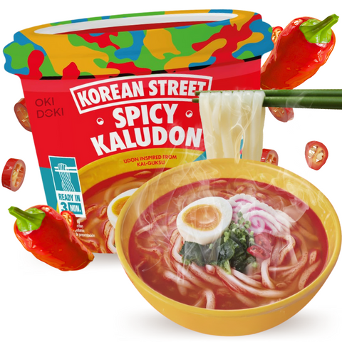 Korean Street Bowl Udon Kaludon Spicy Flavor (3 Min.) 215g