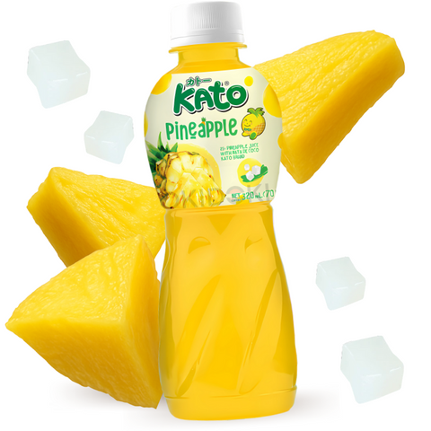 Kato Bebida de Piña con Gelatina (Halal) 320ml