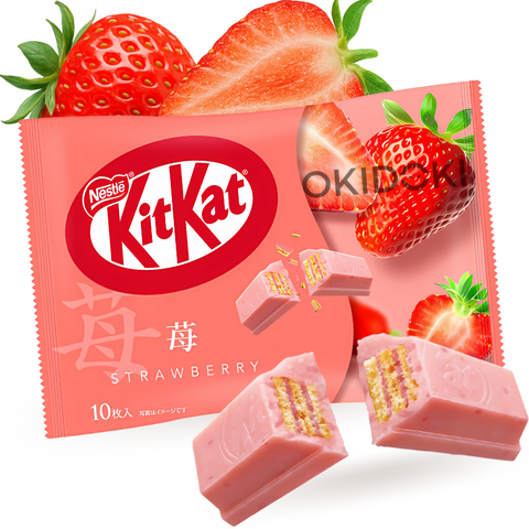 Japanese Kit Kat Strawberry Flavor 10 units 113g