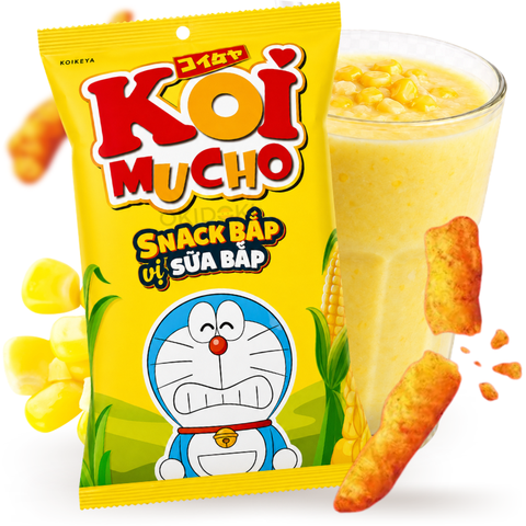 Koikeya Koimucho Corn Snack Milk & Corn Flavor (Doraemon) 57g