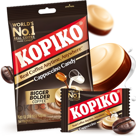 Kopiko Caramelos de Café Cappuccino (Halal) 140g