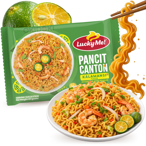 Lucky Me! Nouilles de wok Pancit canton saveur calamansi 60g