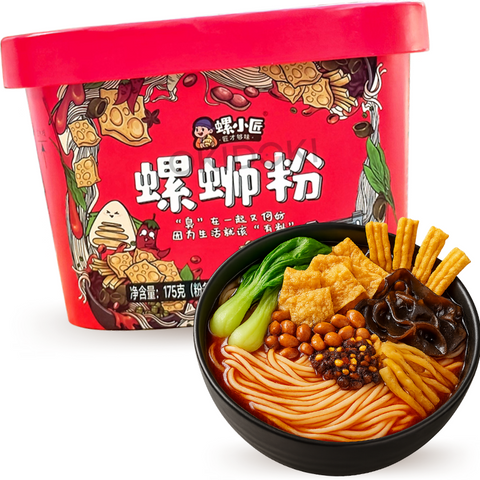 LXJ Bowl Fideos Luosifen con Vinagre y Chile 175g