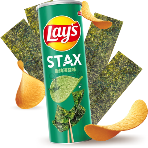 Lay's Stax Sabor Alga Nori Tostada 90g