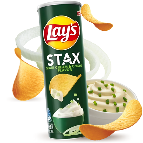 Lay's Stax Sour Cream and Onion Flavor 90g