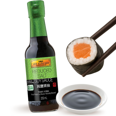 Molho de soja Lee Kum Kee (baixo teor de sódio) (vegan, halal) 250ml