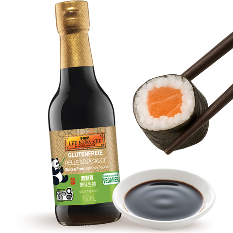 Molho de soja Lee Kum Kee (vegan, sem glúten) 150ml