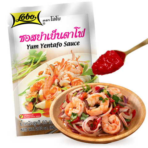 Lobo Sauce for Yum Yentafo (Hot and Sour, Halal) 60g