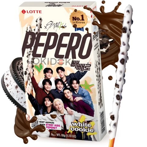 Lotte Pepero Stray Kids Cookies & Cream (Halal) 32g