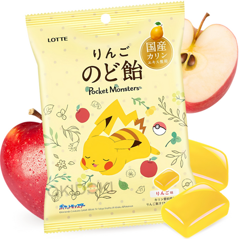 Lotte Pokemon Apple Flavored Throat Candy 75g