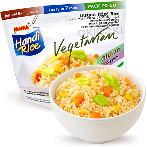 Mama Arroz Frito Instantáneo (Vegetariano, Sin Gluten) 80g