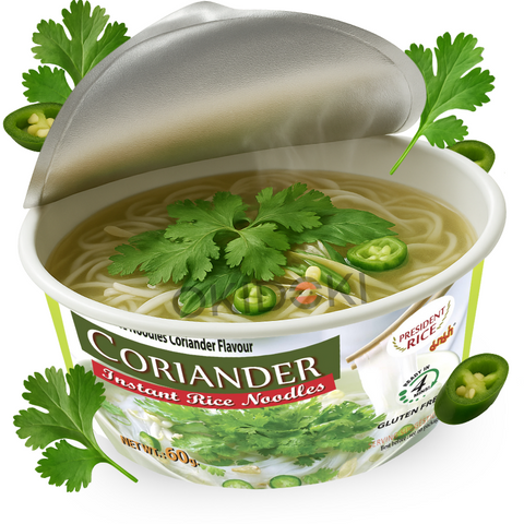 Mama Bowl Fideos de Arroz Vermicelli Sabor Cilantro (Sin Gluten) 70g