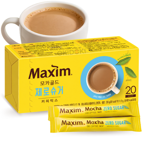 Maxim Mocha Gold Korean Instant Coffee (Sugar Free) 11.5g x 20p