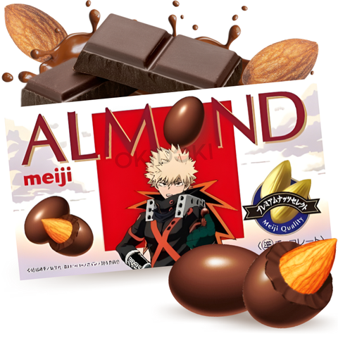 Meiji Chocolate with Almonds (My Hero Academia Edition) 79g