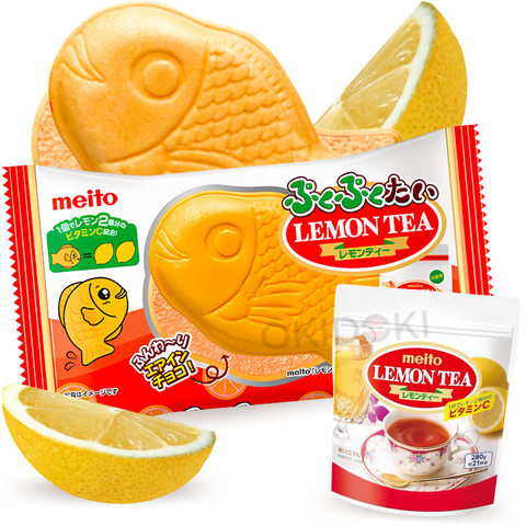 Meito Galleta Taiyaki Lemon Tea 16.5g