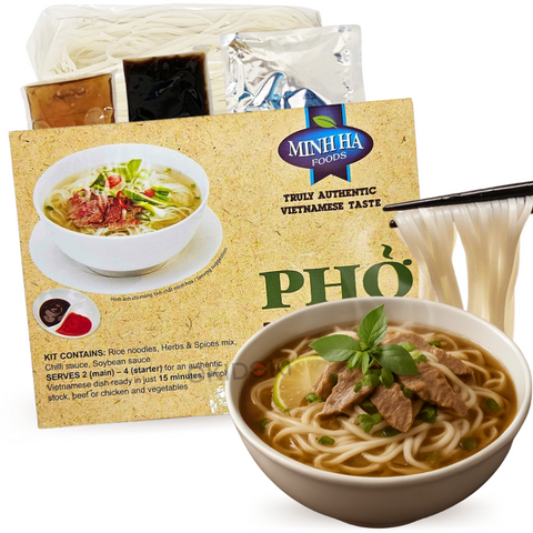 Minh Ha Cooking Kit de Fideos Pho (2 Raciones) 138g