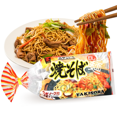 Miyakoichi Yakisoba Fresco con Salsa (Para 3) 570g