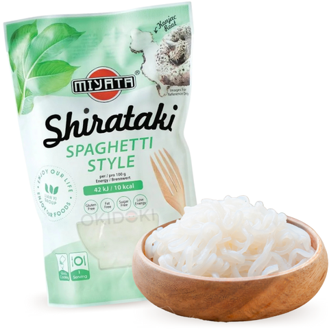 Miyata Shirataki Konjac Spaghetti-achtige noedels (suikervrij, glutenvrij) 270 g