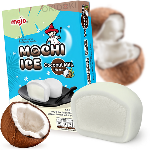 Mojo Helado de Mochi Sabor Coco (Halal) 6uds 228g
