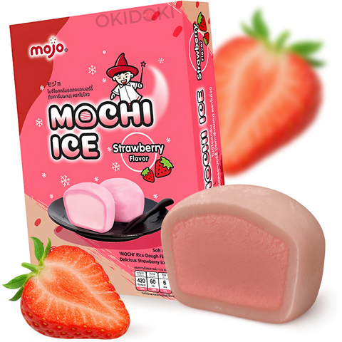 Mojo Helado de Mochi Sabor Fresa (Halal) 6uds 228g