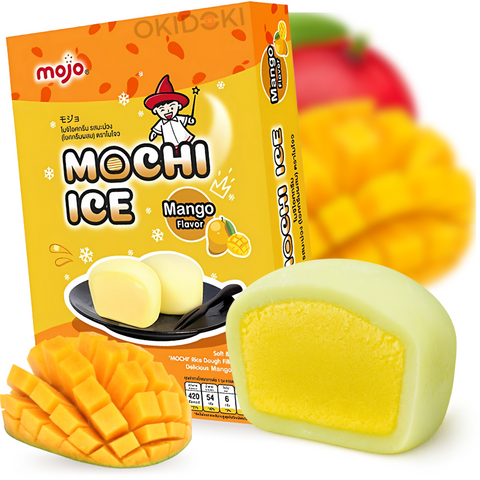 Mojo Helado de Mochi Sabor Mango (Halal) 6uds 228g