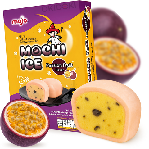 Mojo Helado de Mochi Sabor Maracuyá (Halal) 6uds 228g