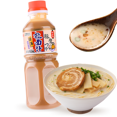 Moon Crown Caldo Sopa para Ramen Japonés Concentrado Tonkotsu 400ml