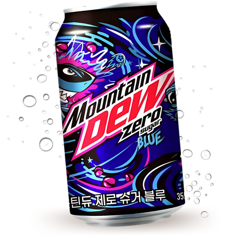 Mountain Dew Zero Sugar Blue 355ml